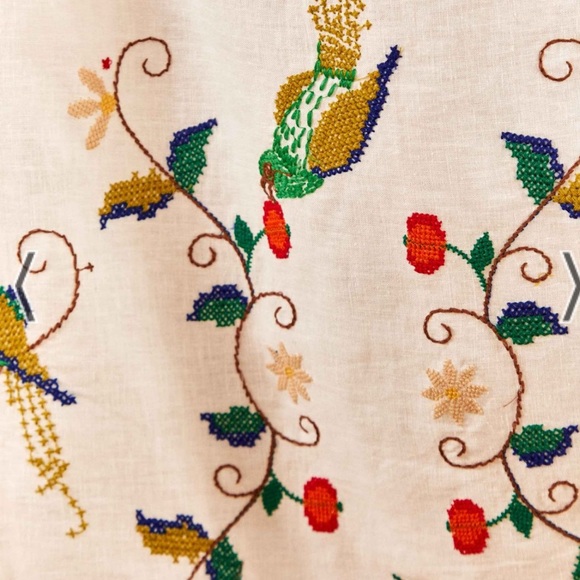 NWT Farm Rio Pitanga One-Shoulder Cut-Out Maxi Dress in Off-White - Size Large - Picture 7 of 8